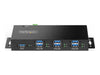 StarTech 7-Port USB Hub – Vielseitig montierbar, robustes Metallgehäuse