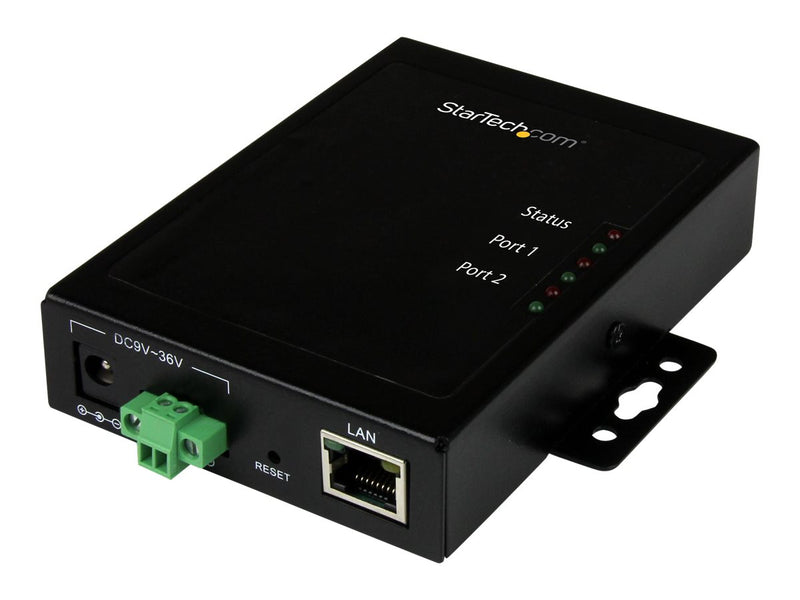 StarTech 2-Port Seriell auf IP Server – Metallgehäuse, Montierbar