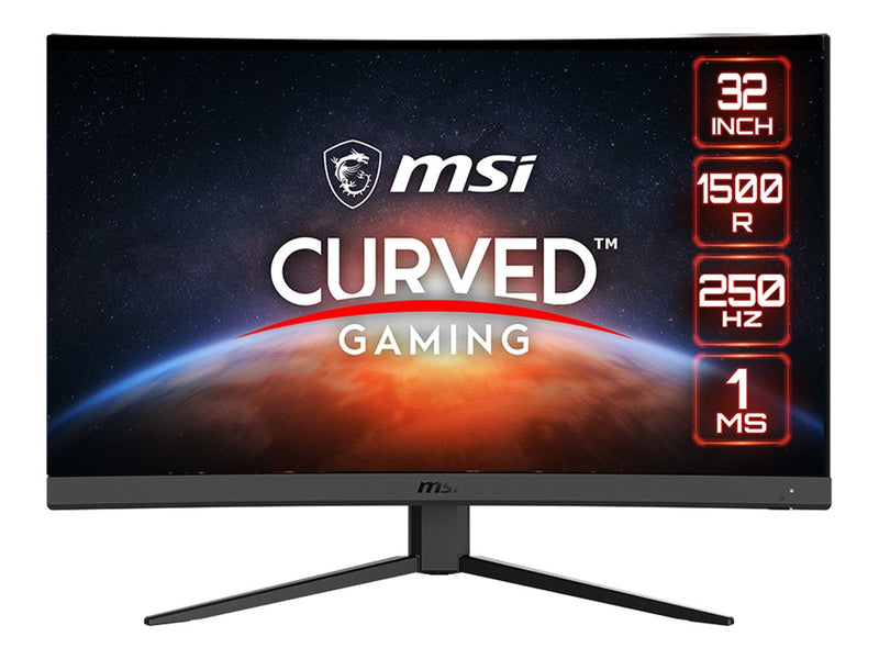 MSI 32" Gaming-Monitor – Full HD, gebogen für immersive Spiele