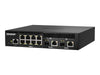 QNAP Netzwerk-Switch – 8 Ports, 2.5 Gbps, 2x 10 Gbps Kombi-Ports