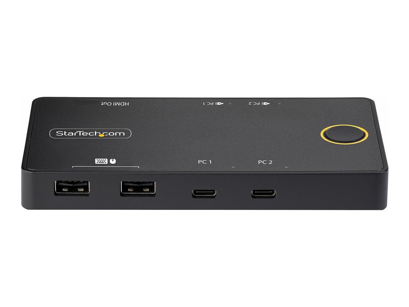 StarTech USB-C KVM-Switch – 2-Port, 4K HDMI, 100W Stromversorgung