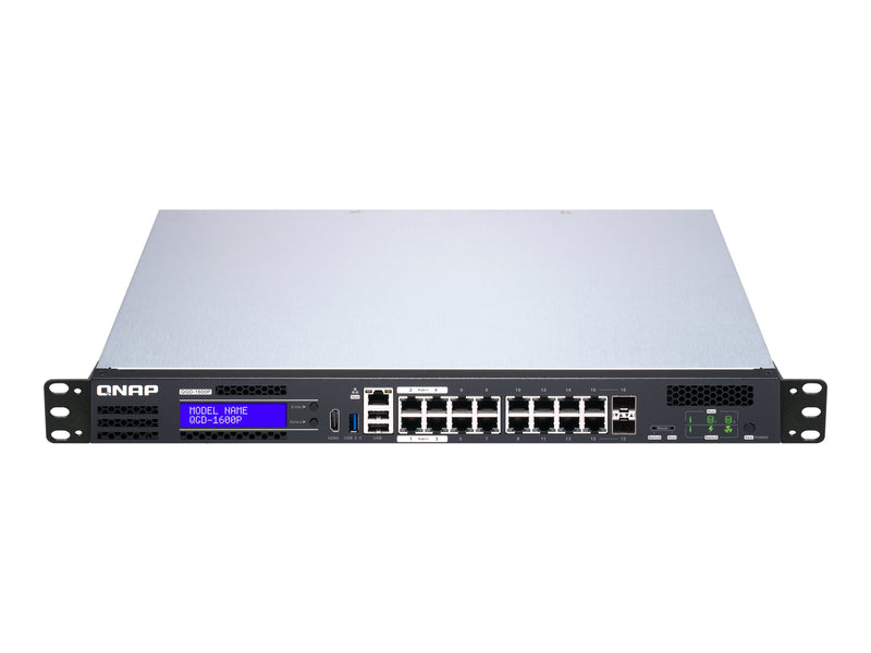 QNAP Netzwerk-Switch – 16 PoE-Ports, virtuelle Maschinen-Unterstützung