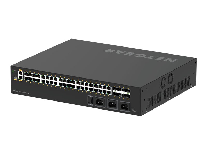 Netgear Managed Switch – 40 Anschlüsse, PoE++ für AV-Integration