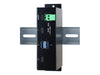 Exsys USB 3.1 Hub – 4 Anschlüsse, vielseitige Montageoptionen