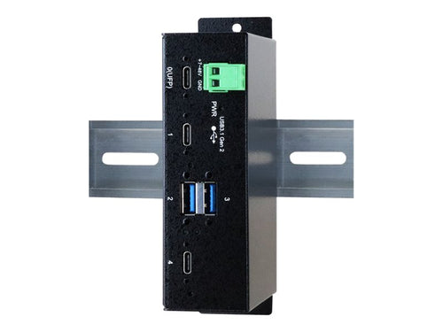 Exsys USB 3.1 Hub – 4 Anschlüsse, vielseitige Montageoptionen