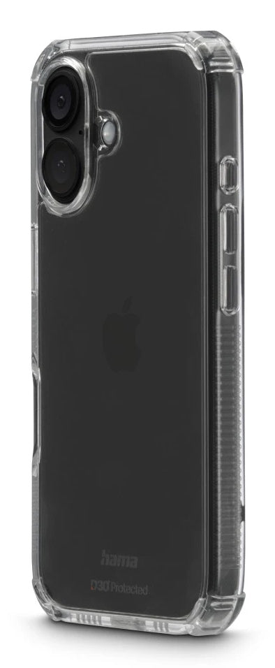 HAMA Handyhülle für iPhone 16 – Stoßfest & Transparent