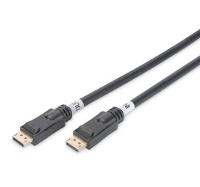 Kindermann DisplayPort-Kabel 15m – 4K-Auflösung, aktive Verstärkung