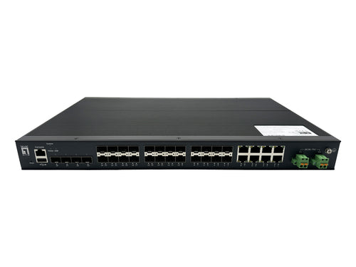 LevelOne Netzwerk-Switch – 28 Anschlüsse, Gigabit-Geschwindigkeit