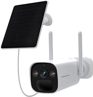FOSCAM WLAN Überwachungskamera – Solarbetrieb, Nachtsicht