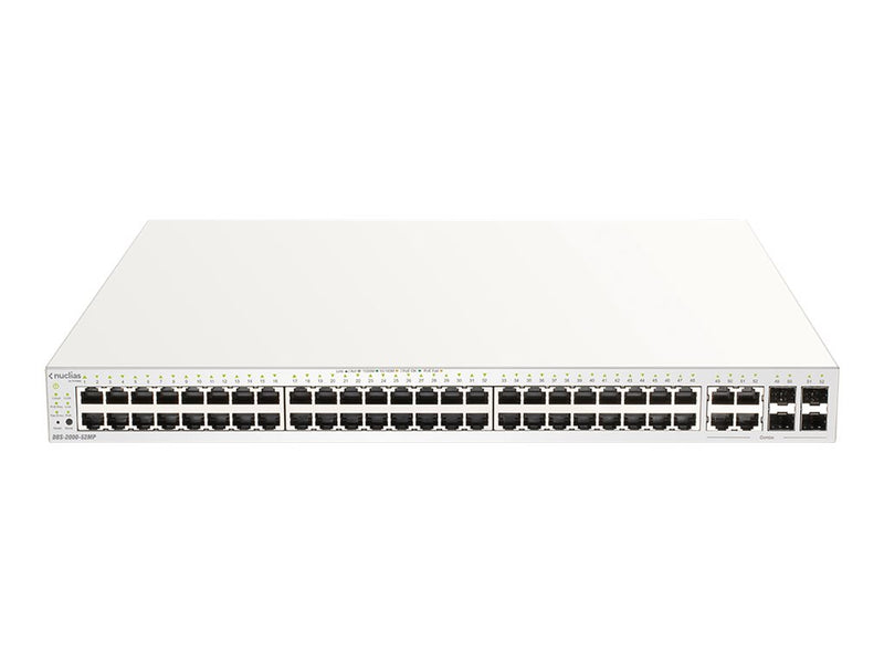 D-Link 52-Port Switch – Cloud-Verwaltung, PoE+ Unterstützung