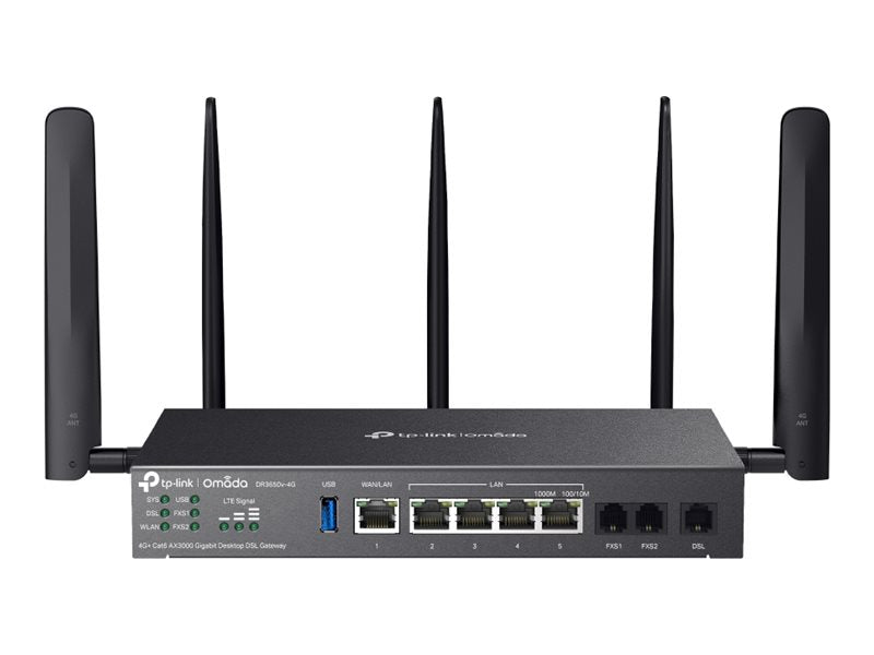 TP-Link Omada Gateway – 4G+, Wi-Fi 6 für schnelles Internet