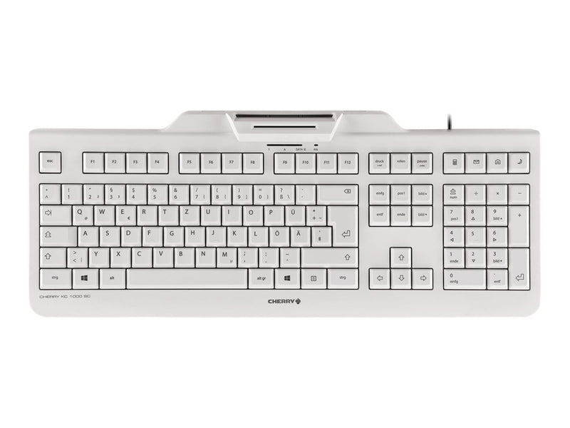 CHERRY USB-Tastatur – Mit Smart Card-Lesegerät, Pan-Nordic Layout