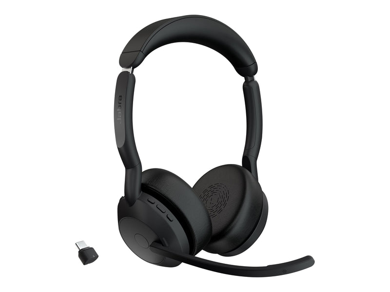 Jabra Evolve2 55 Headset – Kabellos, Bluetooth, USB-C