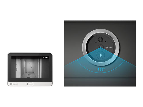 EZVIZ Videogegensprechanlage – Drahtlos, 4.3" Display