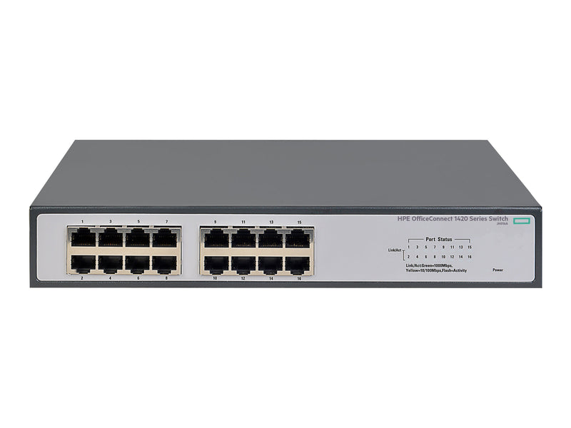 HP Enterprise 16-Port Switch – Gigabit Ethernet, einfache Installation
