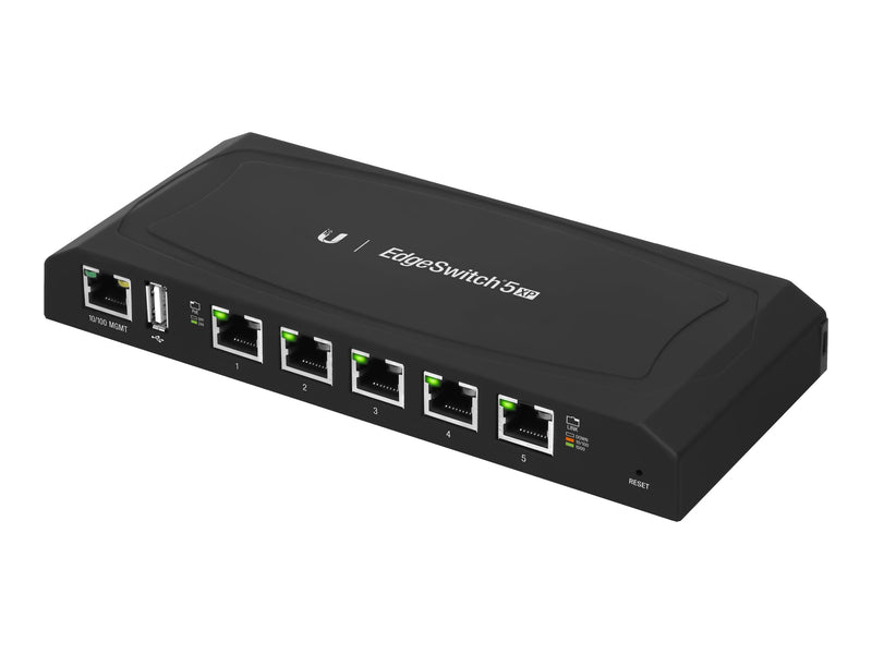 Ubiquiti Netzwerkswitch – 5 Anschlüsse, PoE-Unterstützung