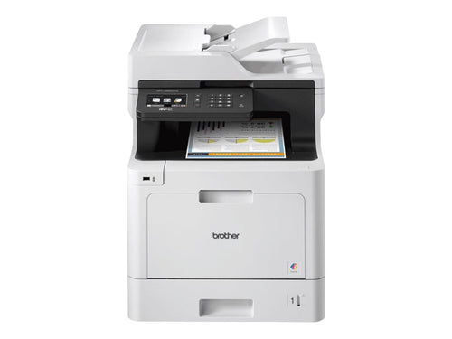 Brother 4-in-1 Farblaser-Multifunktionsgerät – Drucken, Scannen, Kopieren, Faxen
