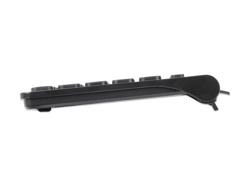 MANHATTAN Slim USB Mini-Tastatur – Kompakt & Praktisch