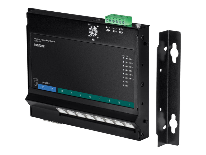 Trendnet 10-Port Gigabit Switch – PoE+, Wandmontage