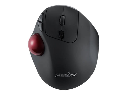 PERIXX Vertikale Funkmaus – Ergonomisch, mit Trackball