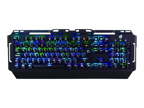 CONCEPTRONIC Gaming-Tastatur – RGB-Beleuchtung, Blaue Schalter