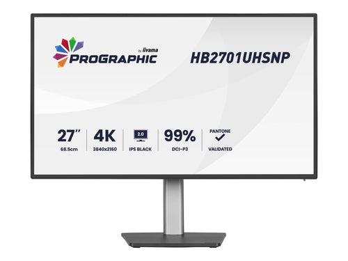 Iiyama 27" LED-Monitor – 4K-Auflösung, USB-C-Anschluss