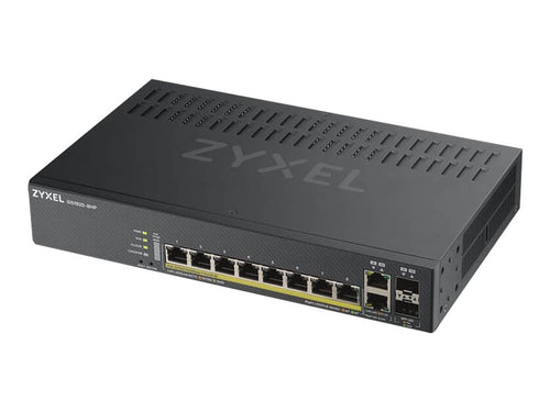 Zyxel 8-Port Netzwerk-Switch – PoE+ für einfache Stromversorgung