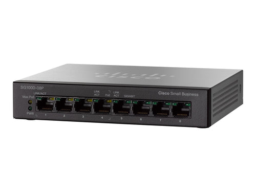 Cisco Netzwerk-Switch – 8-Port, PoE für einfache Verbindung