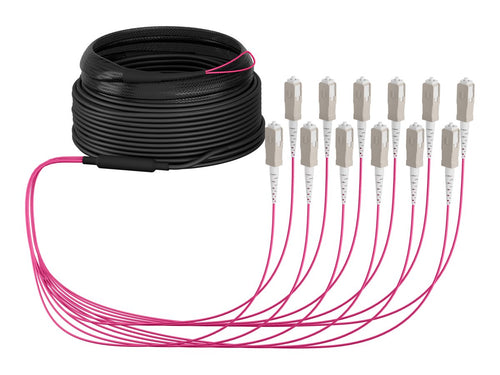 EFB Elektronik Glasfaser-Trunkkabel – 40m, OM4, Halogenfrei