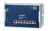 Planet Technology 8-Port Netzwerkswitch – Wandmontage, robust