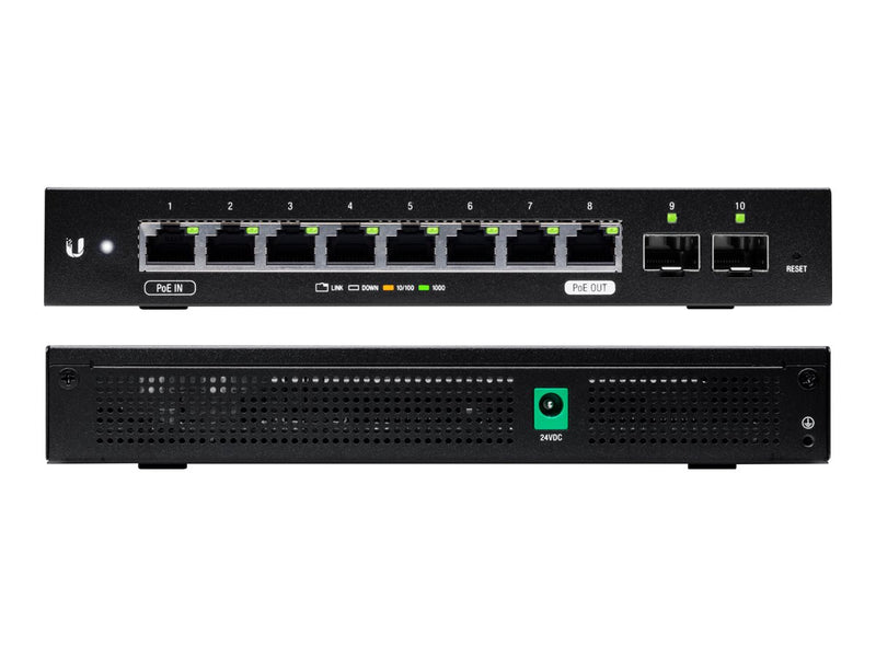 Ubiquiti EdgeSwitch 10X – 10-Port Gigabit Switch für kleine Netzwerke