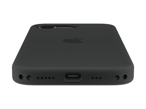 Apple iPhone 17e Silikonhülle – MagSafe-kompatibel, schwarz