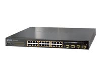 Planet Technology 24-Port Switch – Gigabit Ethernet, PoE+ Unterstützung