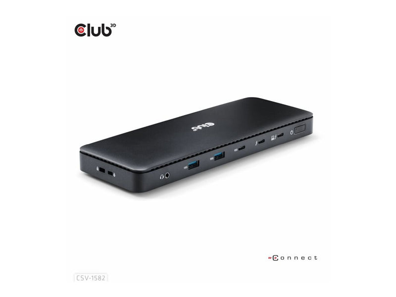 Club3D Dockingstation – 12 Anschlüsse, 8K-Video