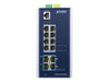 Planet Technology Netzwerk-Switch – 12 Ports, für DIN-Schiene