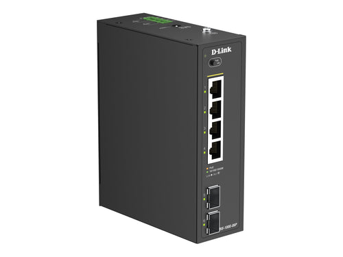 D-Link 6-Port Switch – Gigabit, PoE für einfache Netzwerkverbindungen