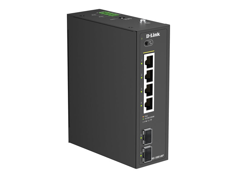 D-Link 6-Port Switch – Gigabit, PoE für einfache Netzwerkverbindungen
