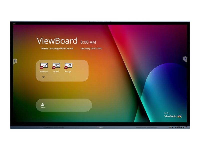 ViewSonic 75" Multitouch Display – Interaktive 4K-Anzeige für Meetings