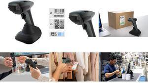 Safescan Barcode Scanner – 1D/2D, kabellos für flexibles Arbeiten
