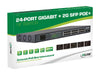 Inline Netzwerk-Switch – 24 Ports, PoE+ für einfache Installation