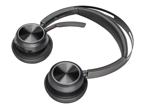 HP Poly Voyager Focus 2 – Kabelloses USB-C-Headset mit Ladestation