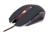 GEMBIRD Optische USB-Maus – Für Rechts- und Linkshänder, Rot