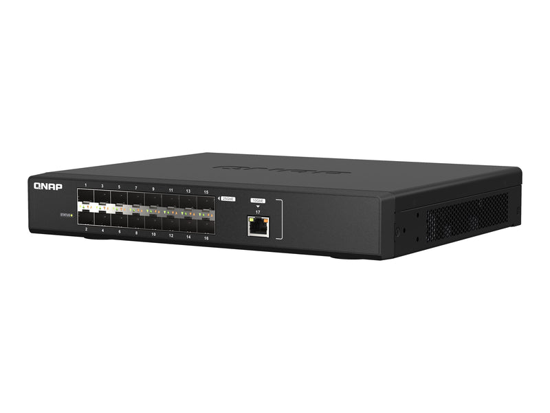 QNAP Netzwerk-Switch – 16 Ports, Web-Verwaltung