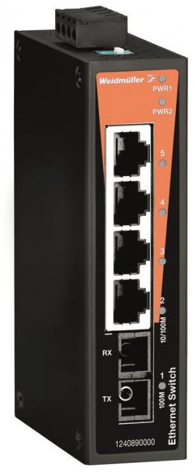 Weidmüller Industrieswitch – 4 Ethernet Ports, einfache Installation