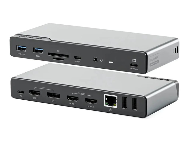 Alogic USB-C Dockingstation – 16 Anschlüsse, Quad Display