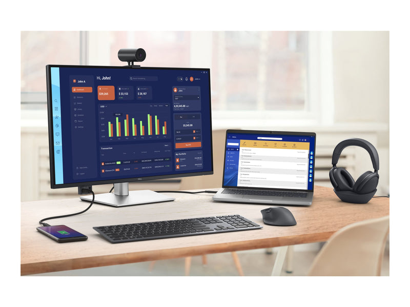 Dell 27" 4K Monitor – USB-C, IPS-Display