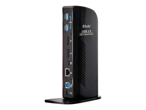 Club3D 4K Dockingstation – 6 USB-Anschlüsse, Dual Display
