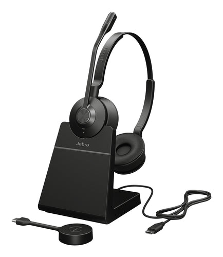 Jabra Engage 55 Stereo-Headset – Kabellos, USB-C, DECT-Technologie