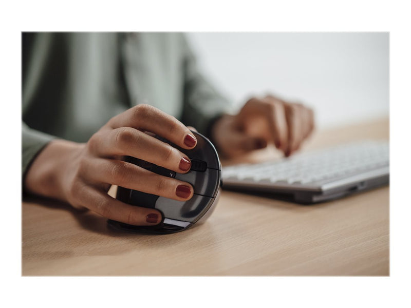 Bakker Elkhuizen Vertikale Maus – Ergonomisch, Kabellos für Rechtshänder