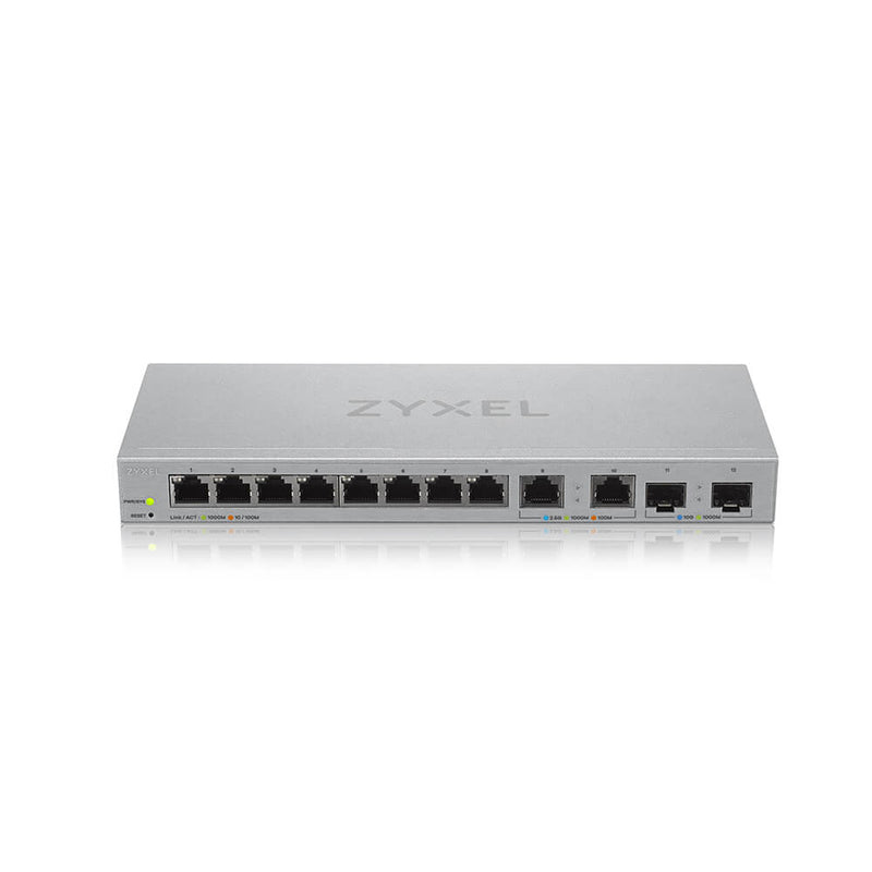 Zyxel 12-Port Netzwerk-Switch – Vielseitig, leise, für schnelles Internet
